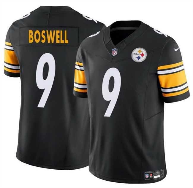 Men & Women & Youth Pittsburgh Steelers #9 Chris Boswell Black 2024 F.U.S.E. Vapor Untouchable Limited Stitched Jersey->pittsburgh steelers->NFL Jersey